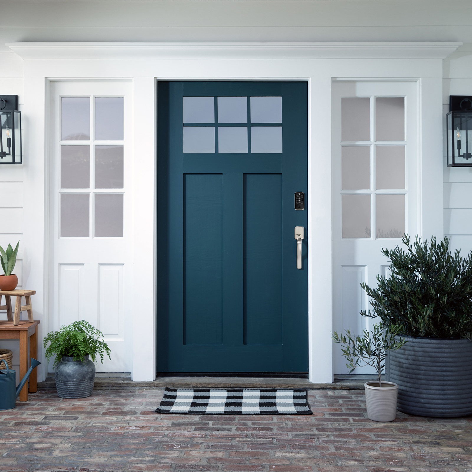 Yale Assure Lock 2 Touch with Wi-Fi and Ridgefield Handle