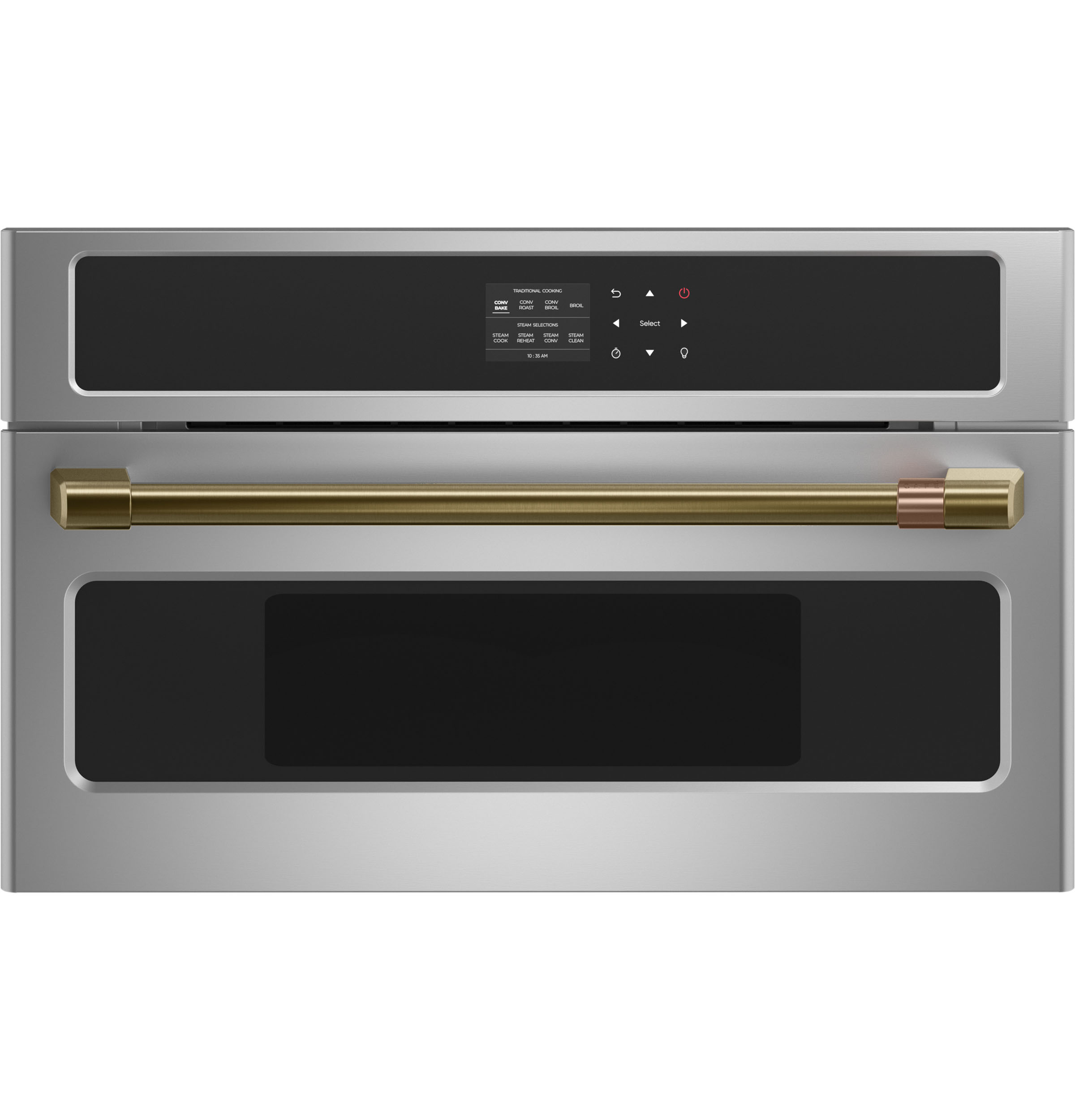 30" Width Hndl Kit for Sgl Wall Ovens Brushed Brass For use w/ Wall Ovens — Not Connectable view 4