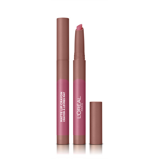 l'oréal paris infaillible matte lip crayon kalem mat ruj - 102 caramel blondie