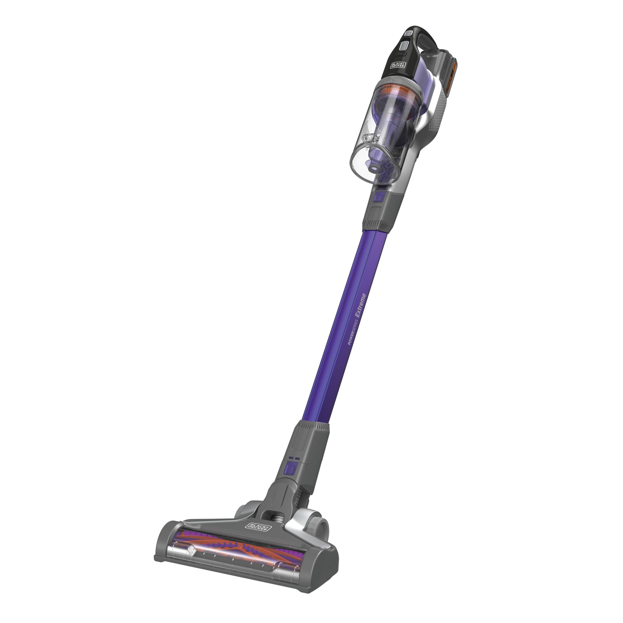Profile of POWERSERIES Extreme pet cordless stick vacuum cleaner.
