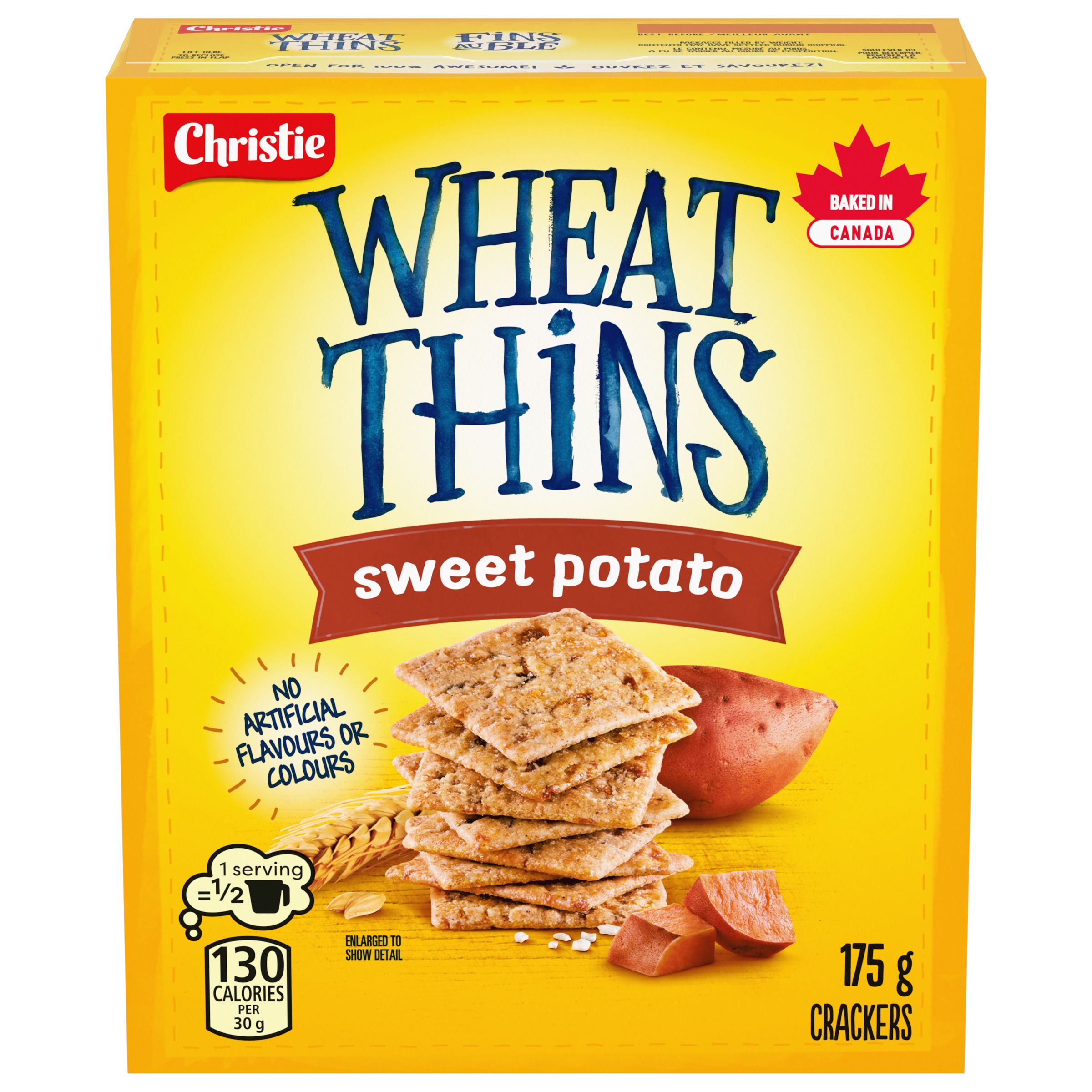 Wheat Thins Sweet Potato Crackers 175 G-thumbnail-1