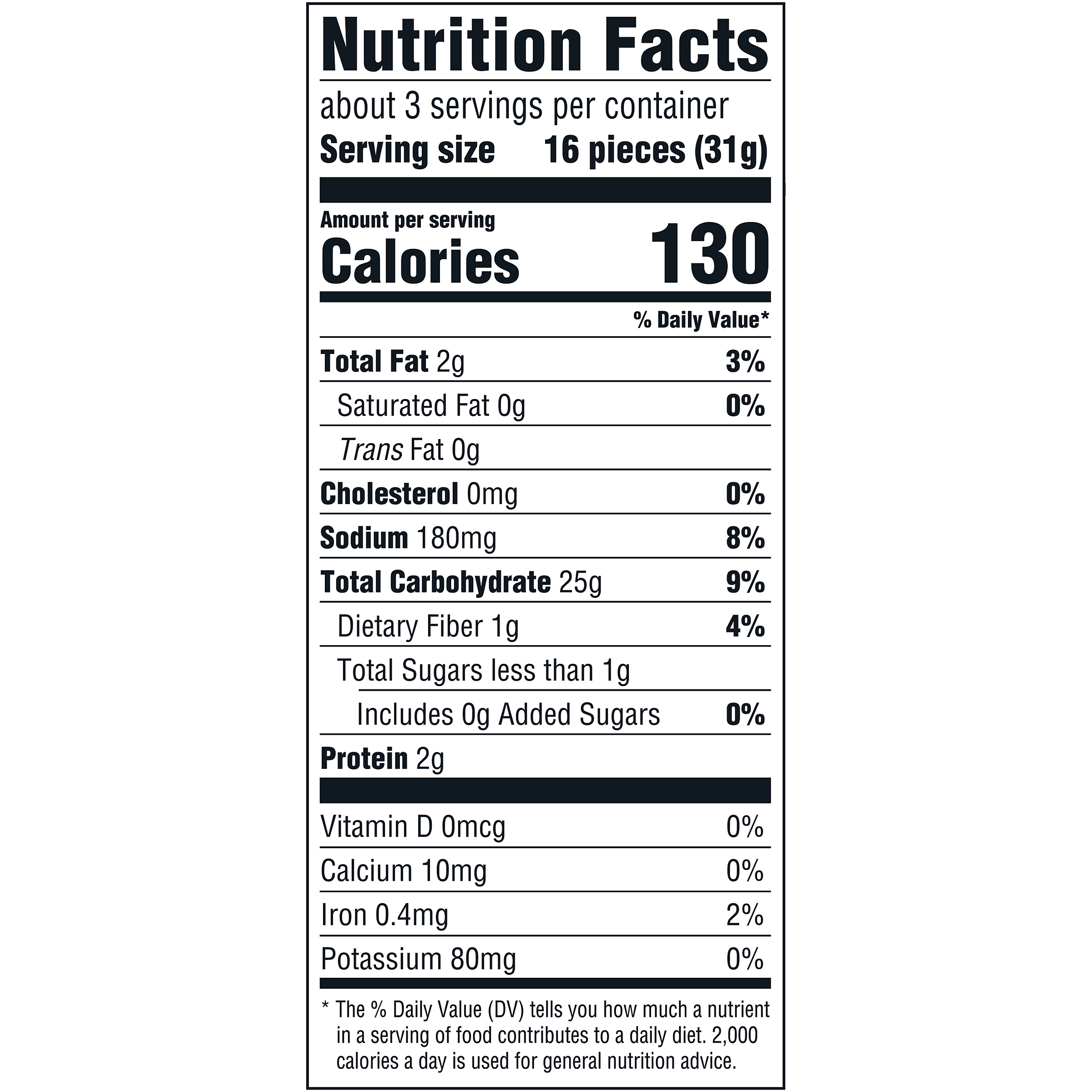 Nutrition Facts