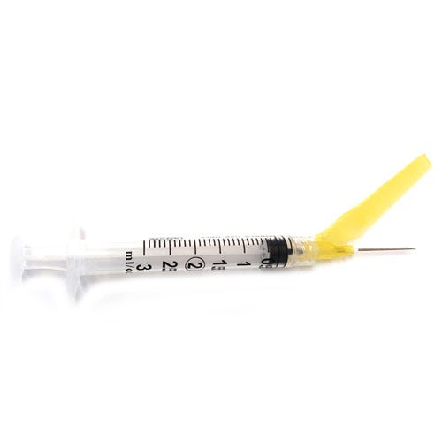 Secure Touch® 3cc Safety Syringe with 20G x 1" Safety Needle - 50/Box
