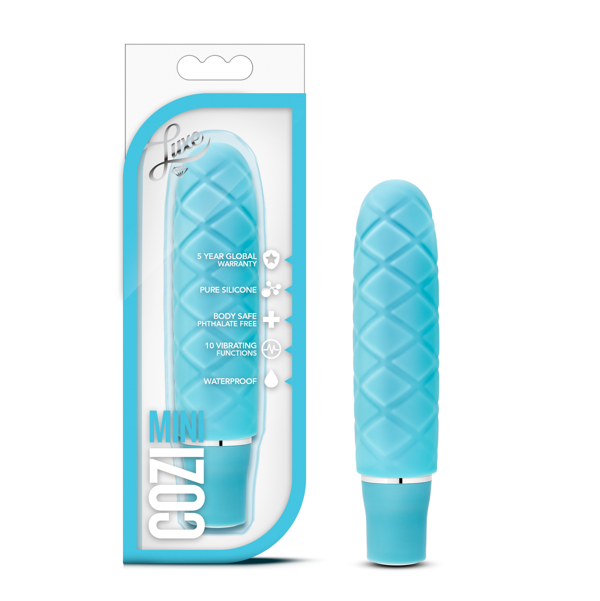 Blush Luxe Cozi Aqua 4.75-Inch Vibrating Mini Vibrator