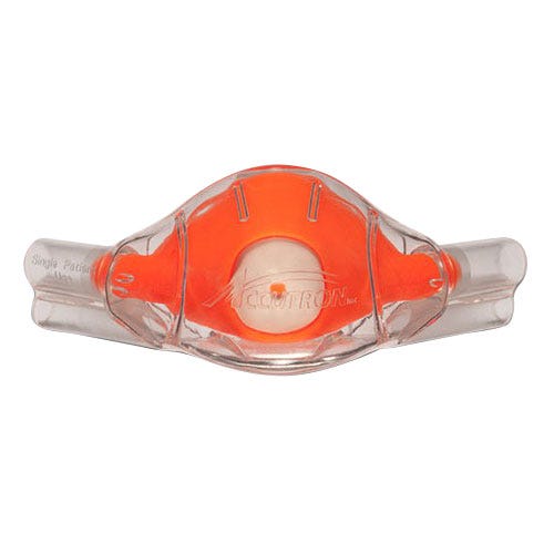 ClearView™ Classic Nasal Hood, Adult, Single-Use, Orange Color - 12/Box