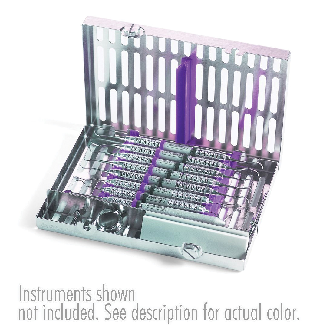 Signature Series® Instrument Cassette (Holds 8 Instruments) Purple
