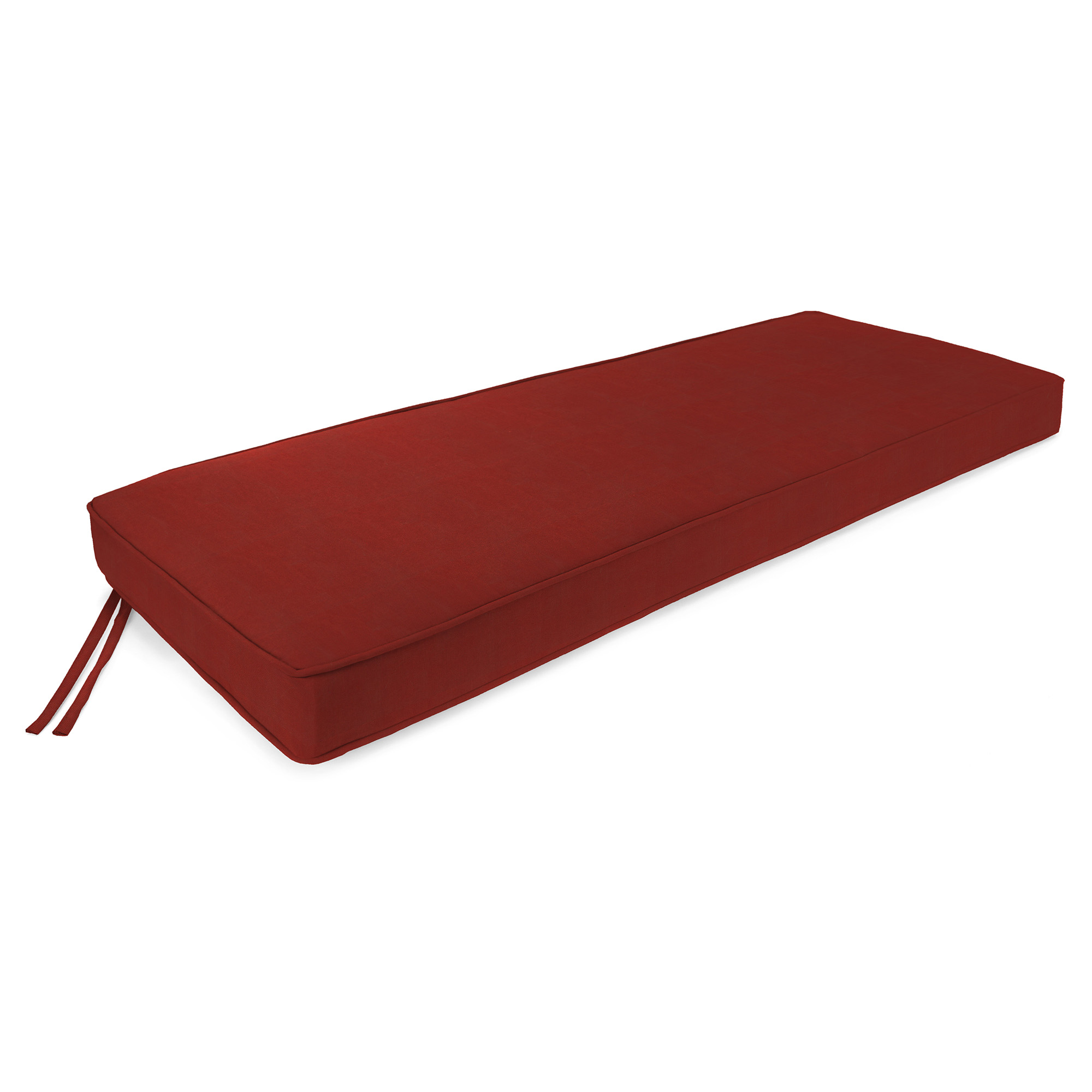 New Outdoor Settee Swing Bench Cushion with Ties and Welt 47" x 17", UV Treated - Picture 7 of 16