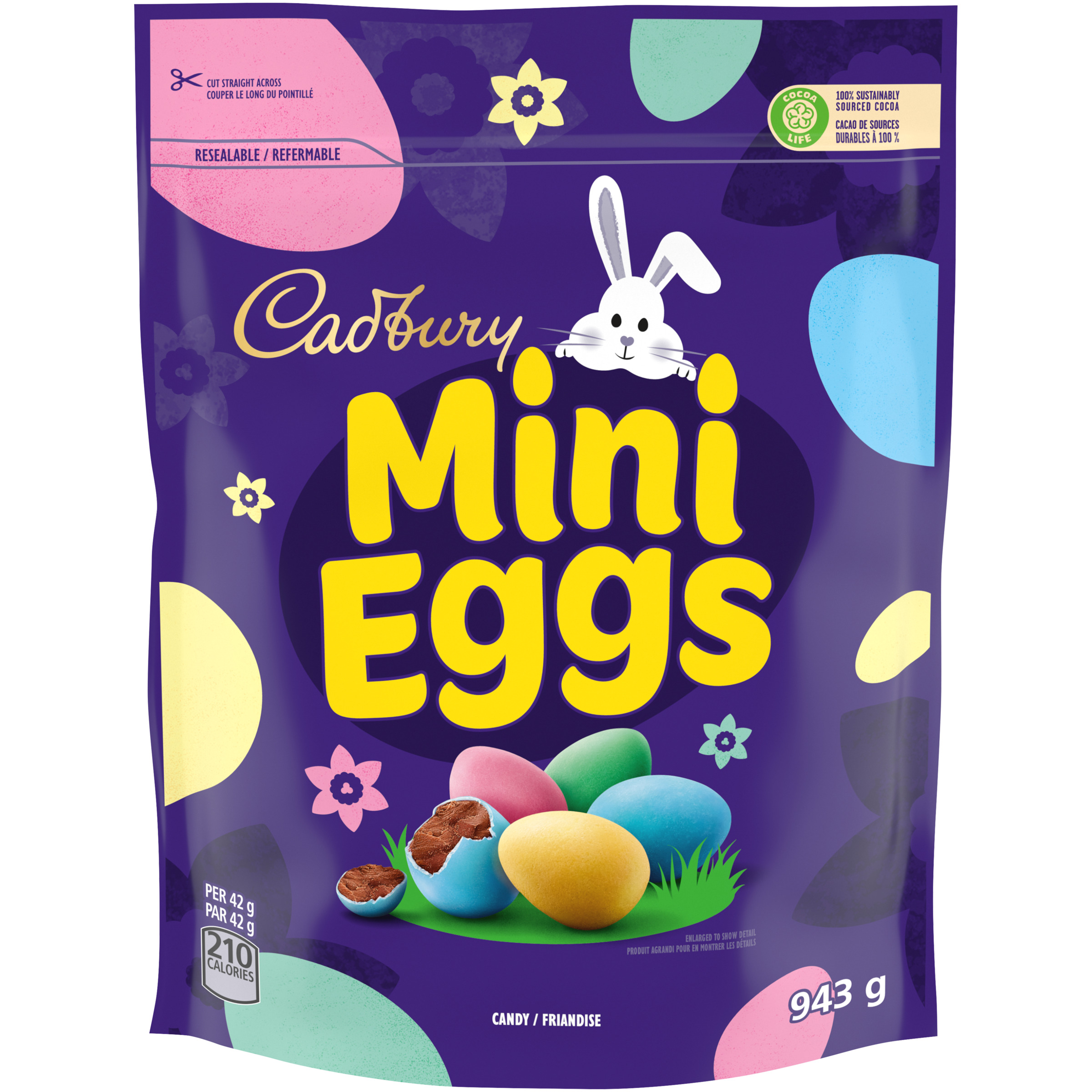 Cadbury Mini Eggs Candy for Easter (Resealable Pack, 943 g)-0