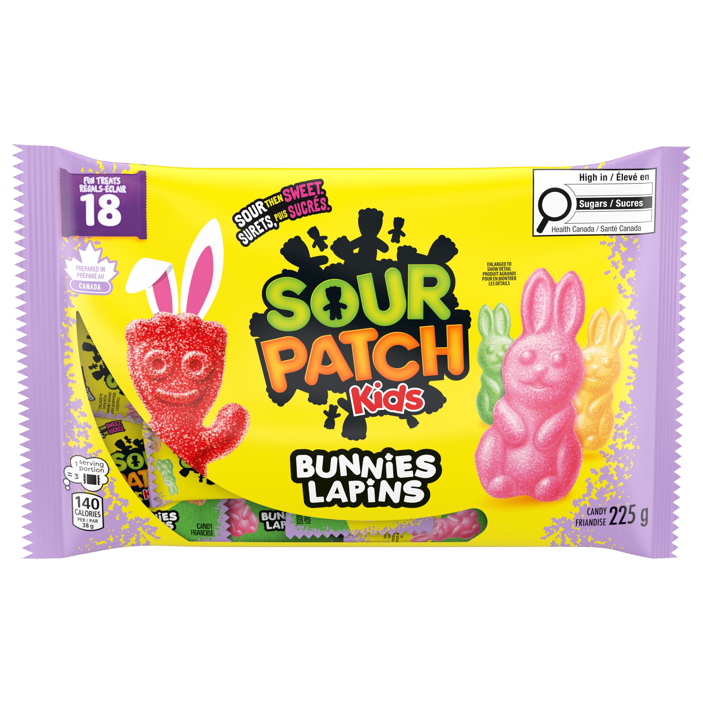 MAYNARDS Sour Patch Kids Bunnies Candy for Easter (225 g)