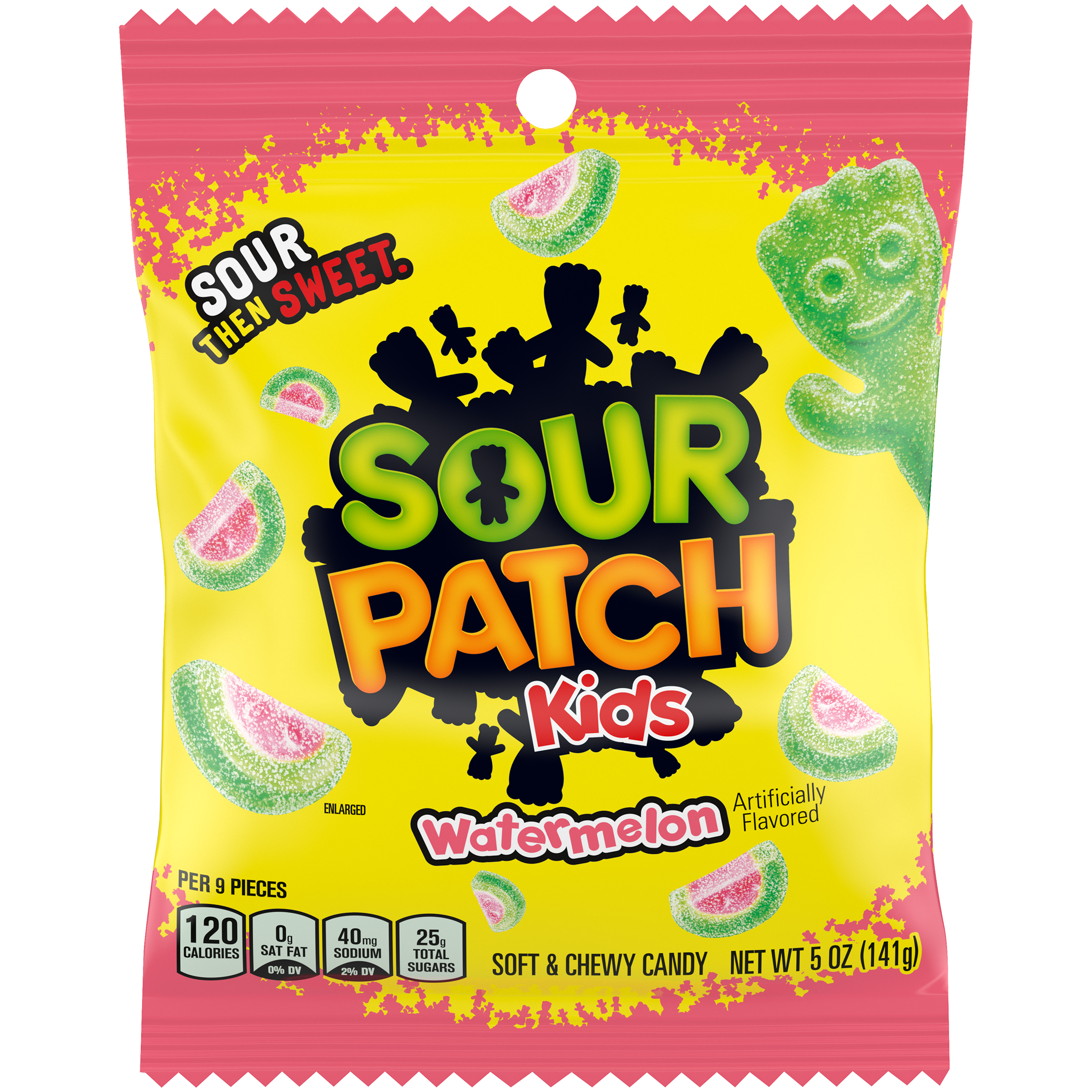 SOUR PATCH KIDS Watermelon Peg Bag 12/5OZ