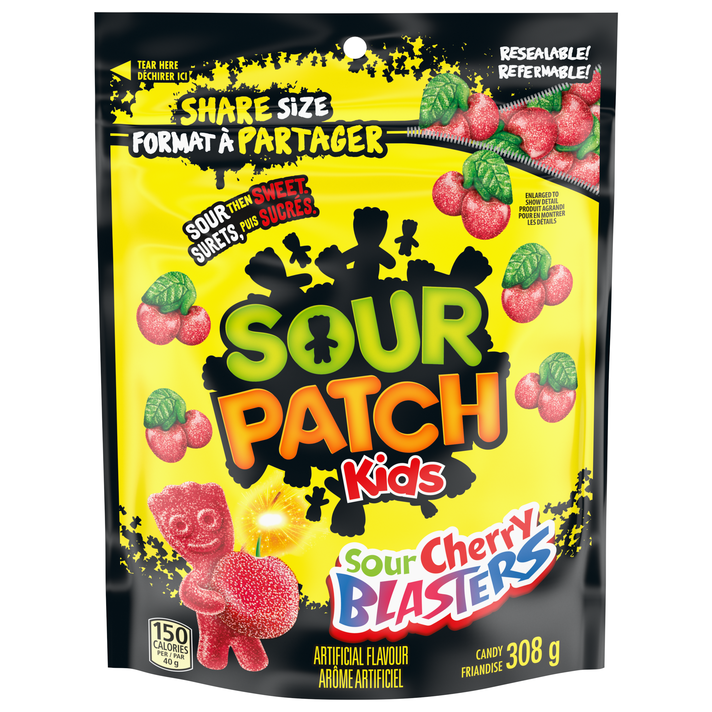 SOUR PATCH KIDS CHRY BLASTERS 308G-0