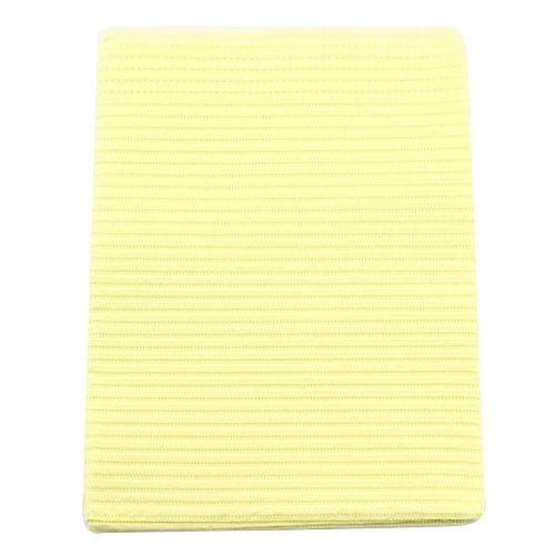 Econoback® Patient Towels, 2-Ply Tissue with Poly, 19" x 13", Yellow - 500/Case