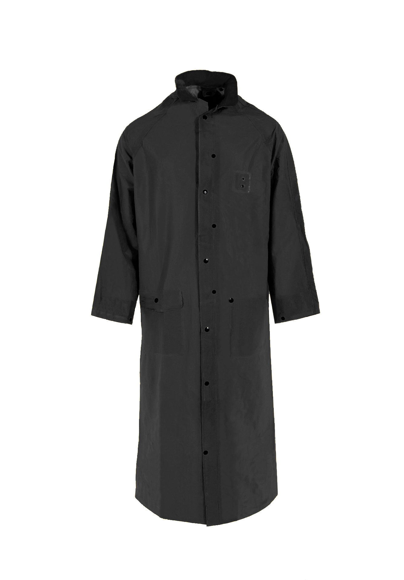 1790C Economy Series 60" Rain Coat - Black - Size 2X