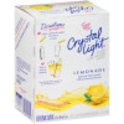  Crystal Light Lemonade Powdered Drink Mix, 120.0 ct Casepack, 4 Boxes of 30 On-the-Go Packets 