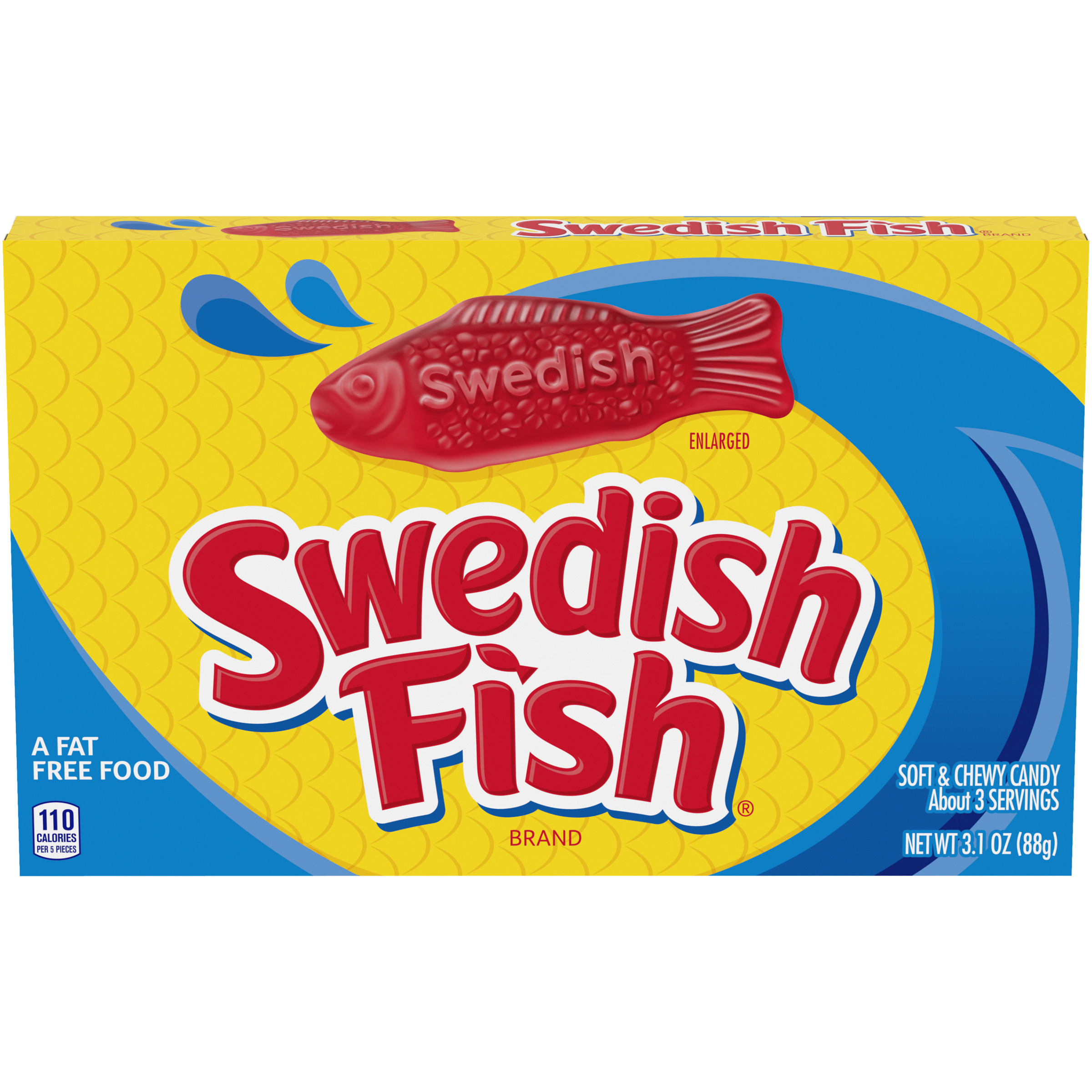 SWEDISH FISH Soft & Chewy Berry Soft Candy 3.1 oz
