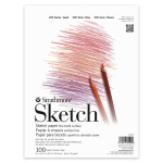 Strathmore 200 Series Sketch Pad, Tape Binding, 100 Sheet, 9x12 inch