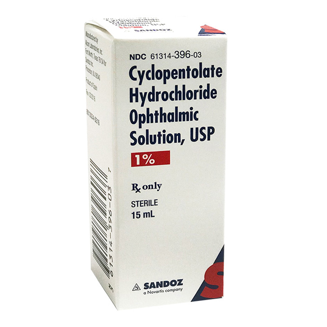 Cyclopentolate HCL 1% O/S 15ml