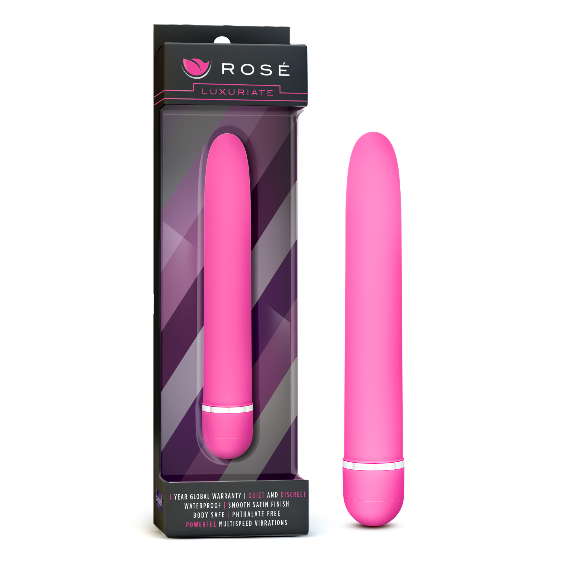 Blush Rose Luxuriate Pink 7-Inch Vibrator