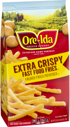 Ore-Ida Extra Crispy Fast Food French Fries Fried Potatoes, 26 oz Bag image