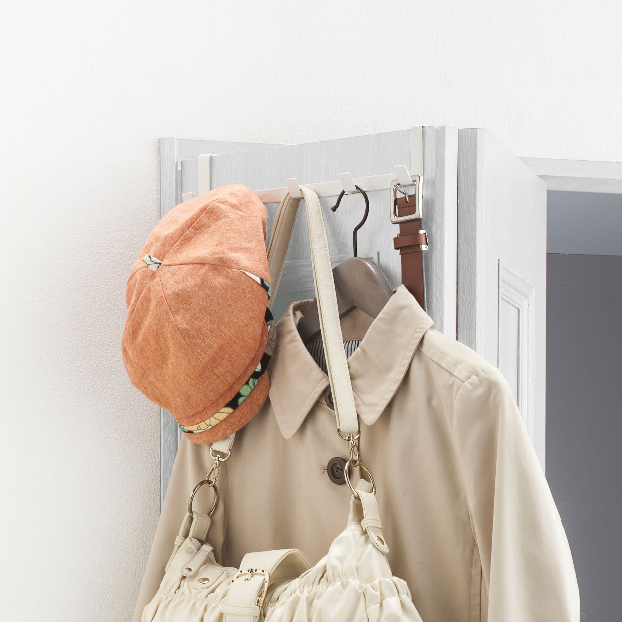 Over-The-Door Hooks : Space-Saving Design