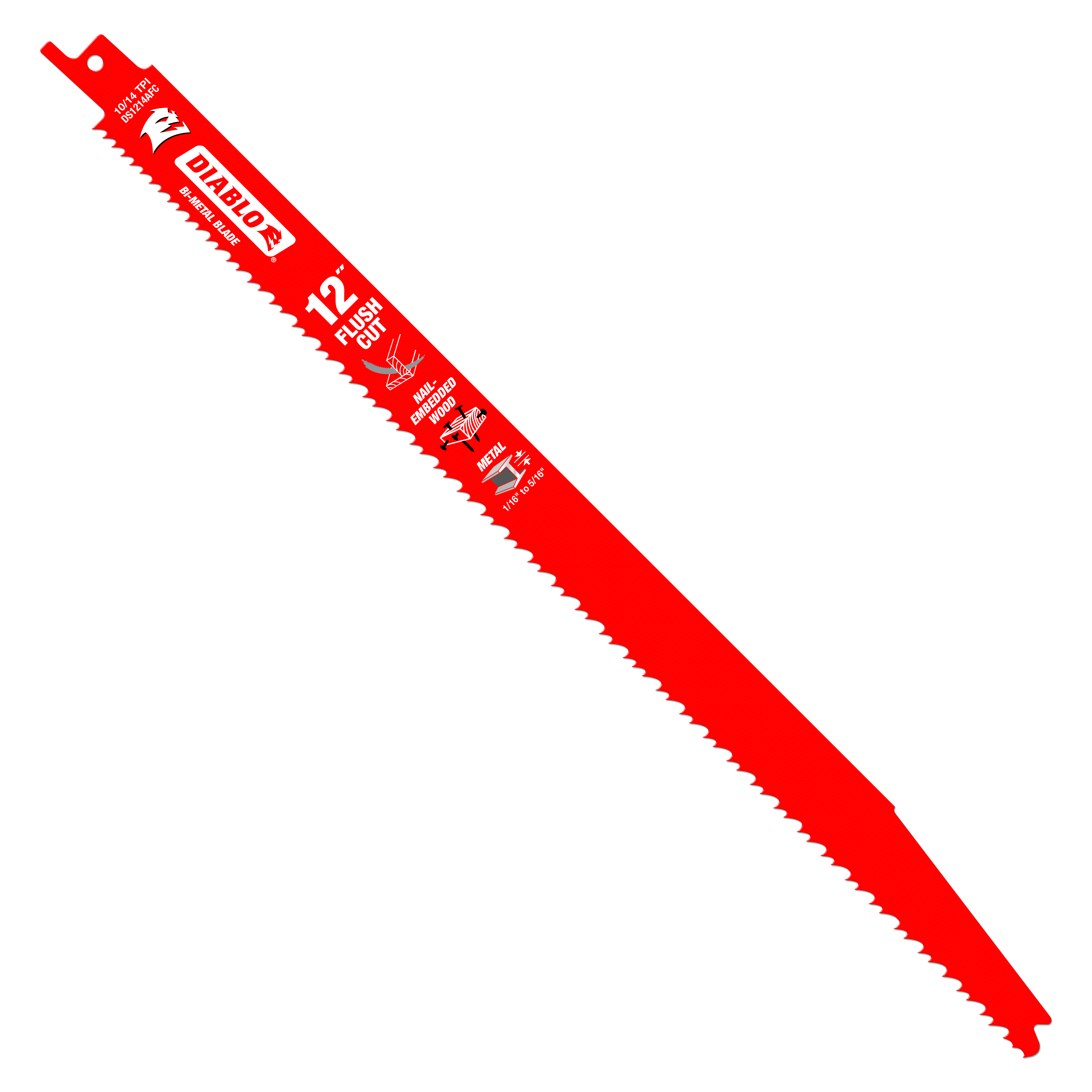 DIABLO RECIP BLADE 12"X10/14T FLUSH CUT 5/PACK