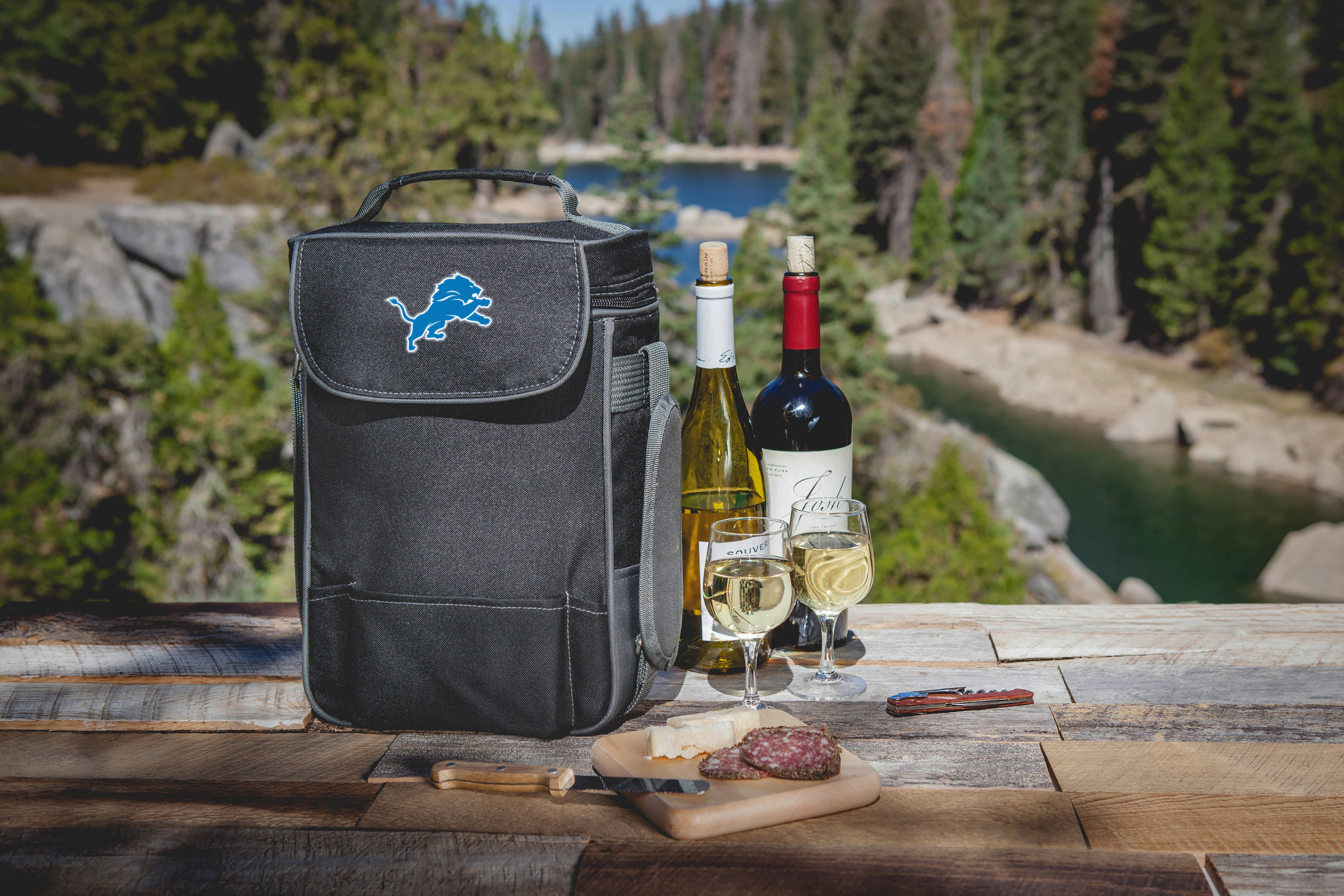 Detroit Lions - Duet Wine & Cheese Tote
