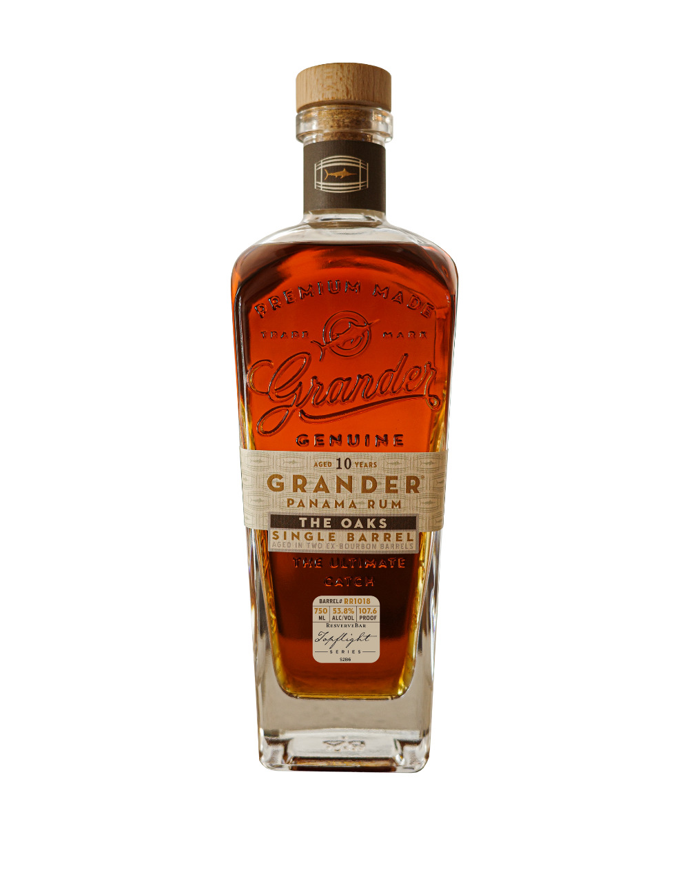 GRANDER RUM 10 YEAR OLD THE OAKS SINGLE BARREL S2B6