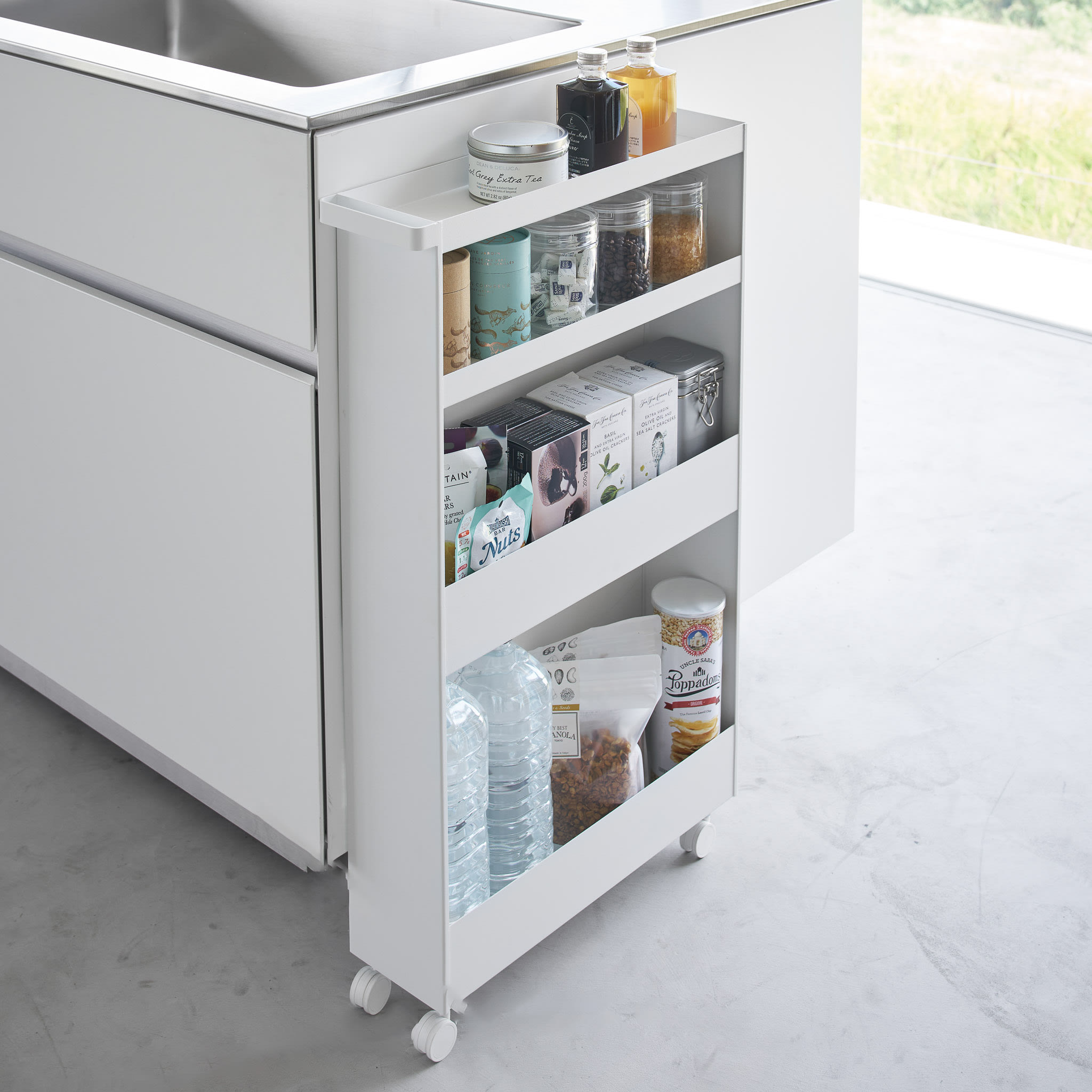 Slim 4-Tiered Storage Cart : 4 Tiers