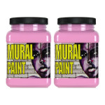  (2 EA) MURAL PAINT PINT POP PINK