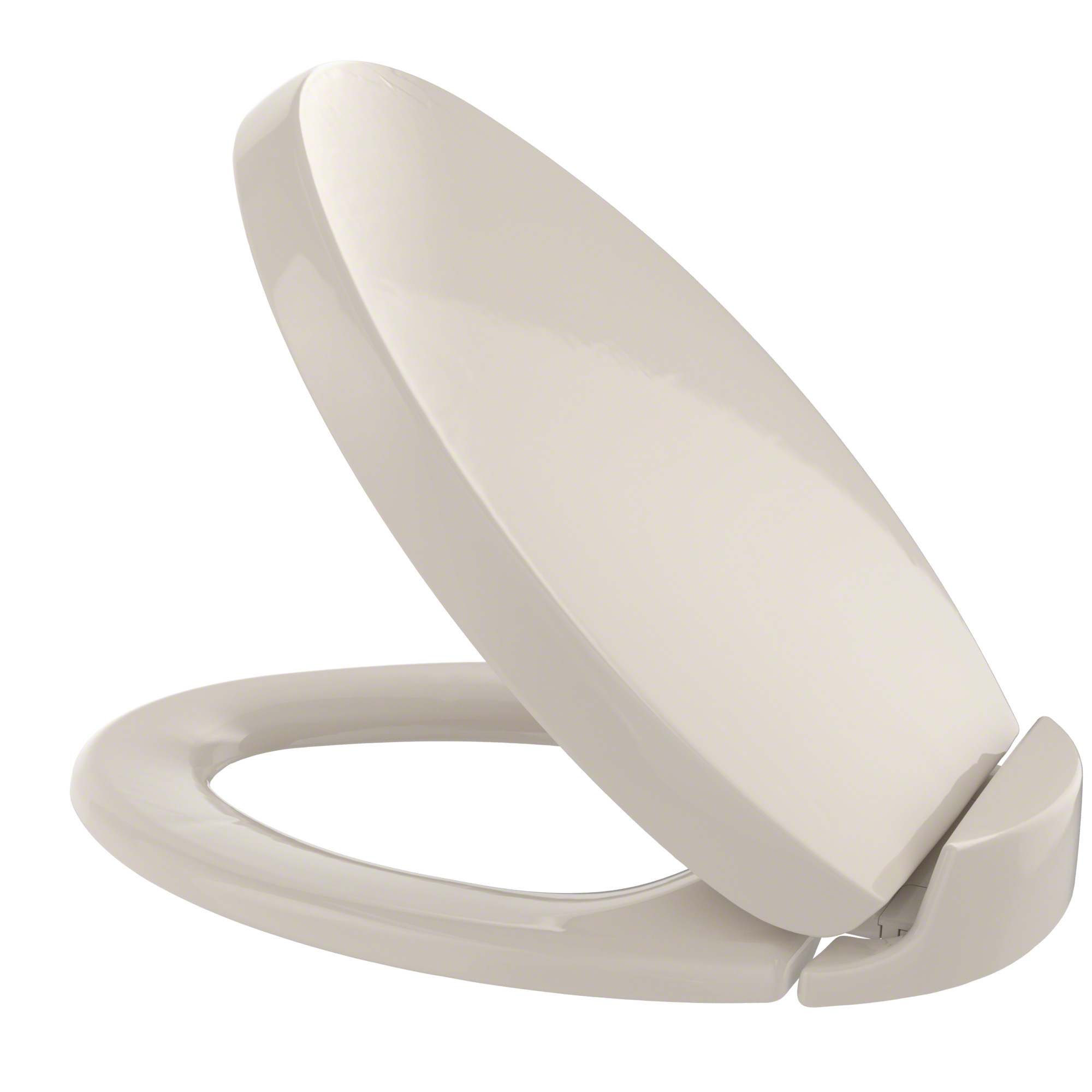 TOTO Oval SoftClose Non Slamming, Slow Close Elongated Toilet Seat and Lid, Bone, Plastic, SS204#03