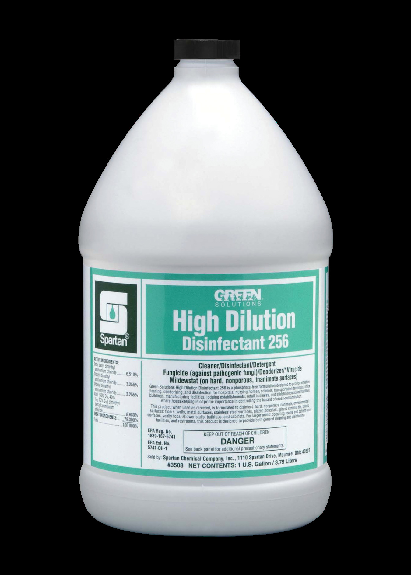 Spartan Chemical Company GS High Dilution Disinfectant 256, 1 GAL 4/CSE