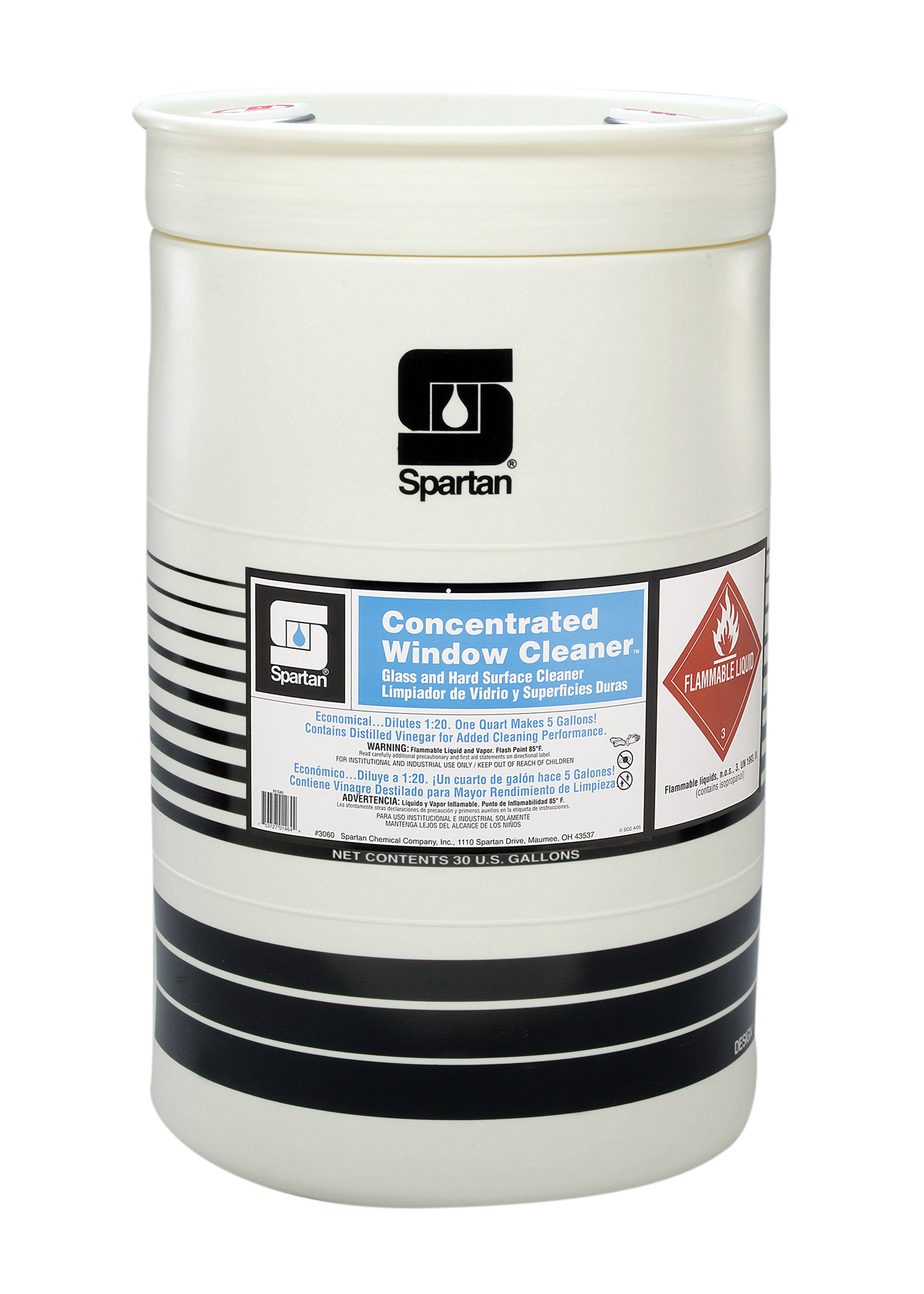 Spartan Chemical Company Concentrated Window Cleaner, 30 GAL DRUM