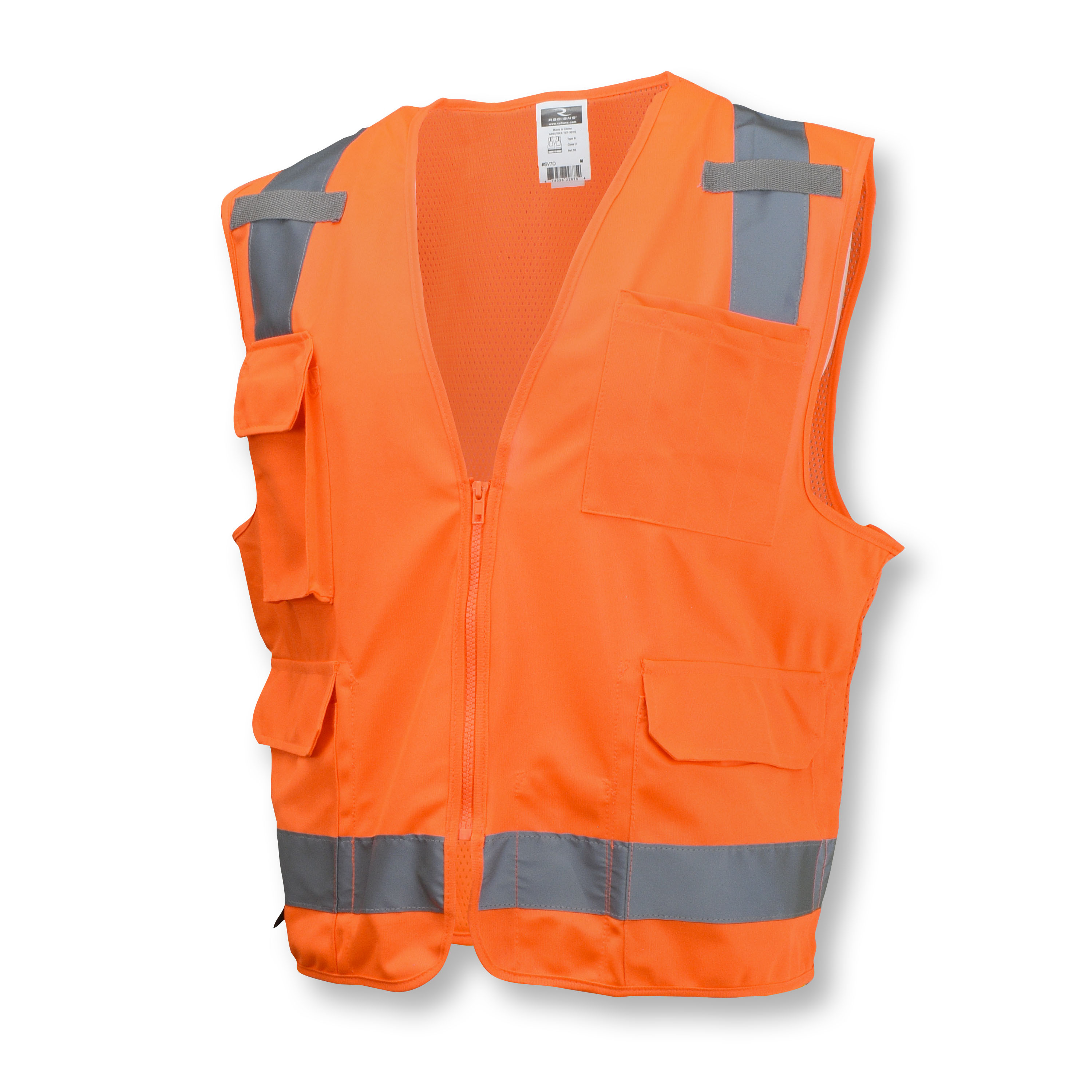 Picture of Radians SV7 Surveyor Type R Class 2 Solid/Mesh Safety Vest