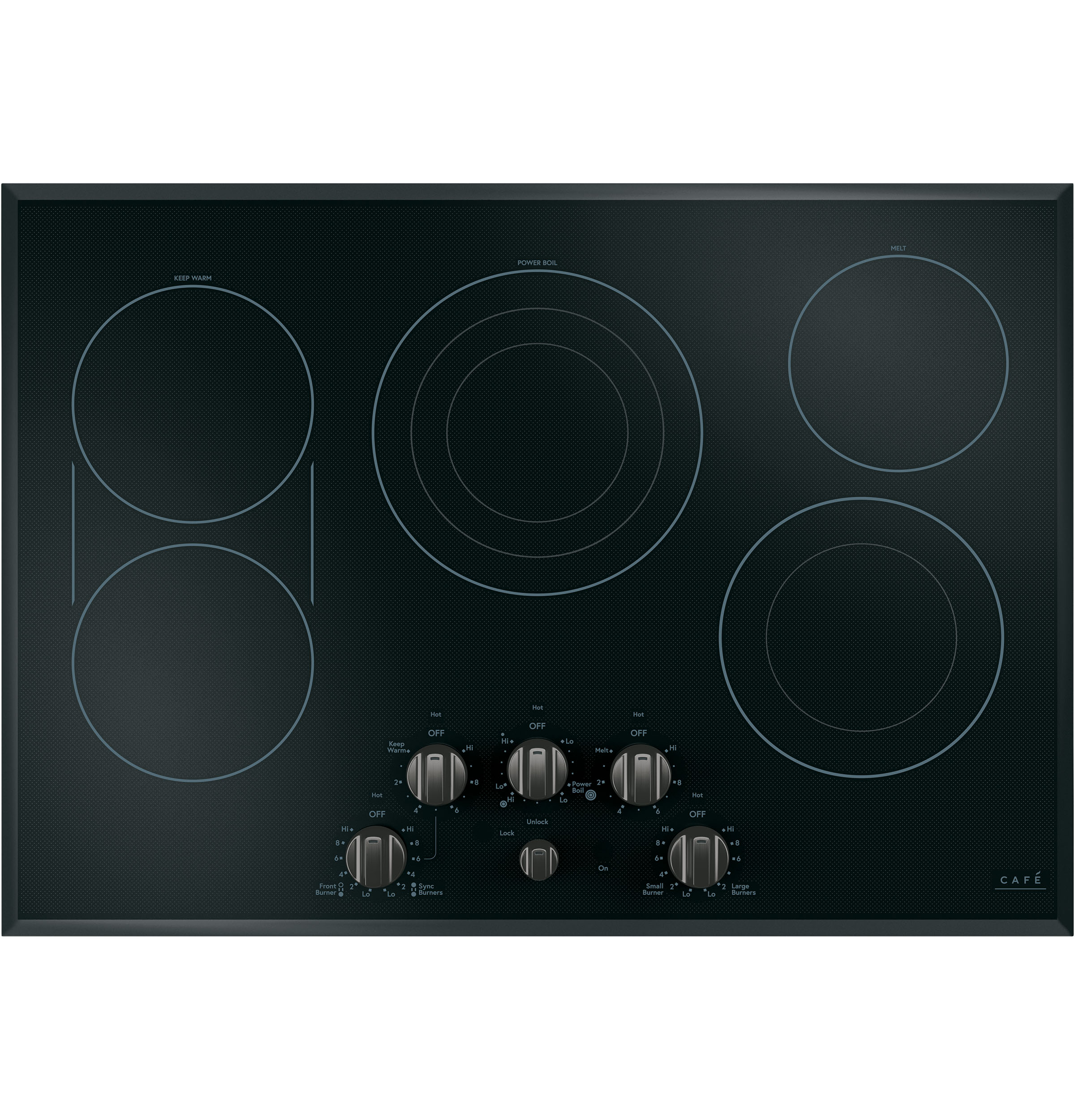 Knobs for Elec Cktps Brushed Black For use w/ Elec Cktps — Not Connectable view 2