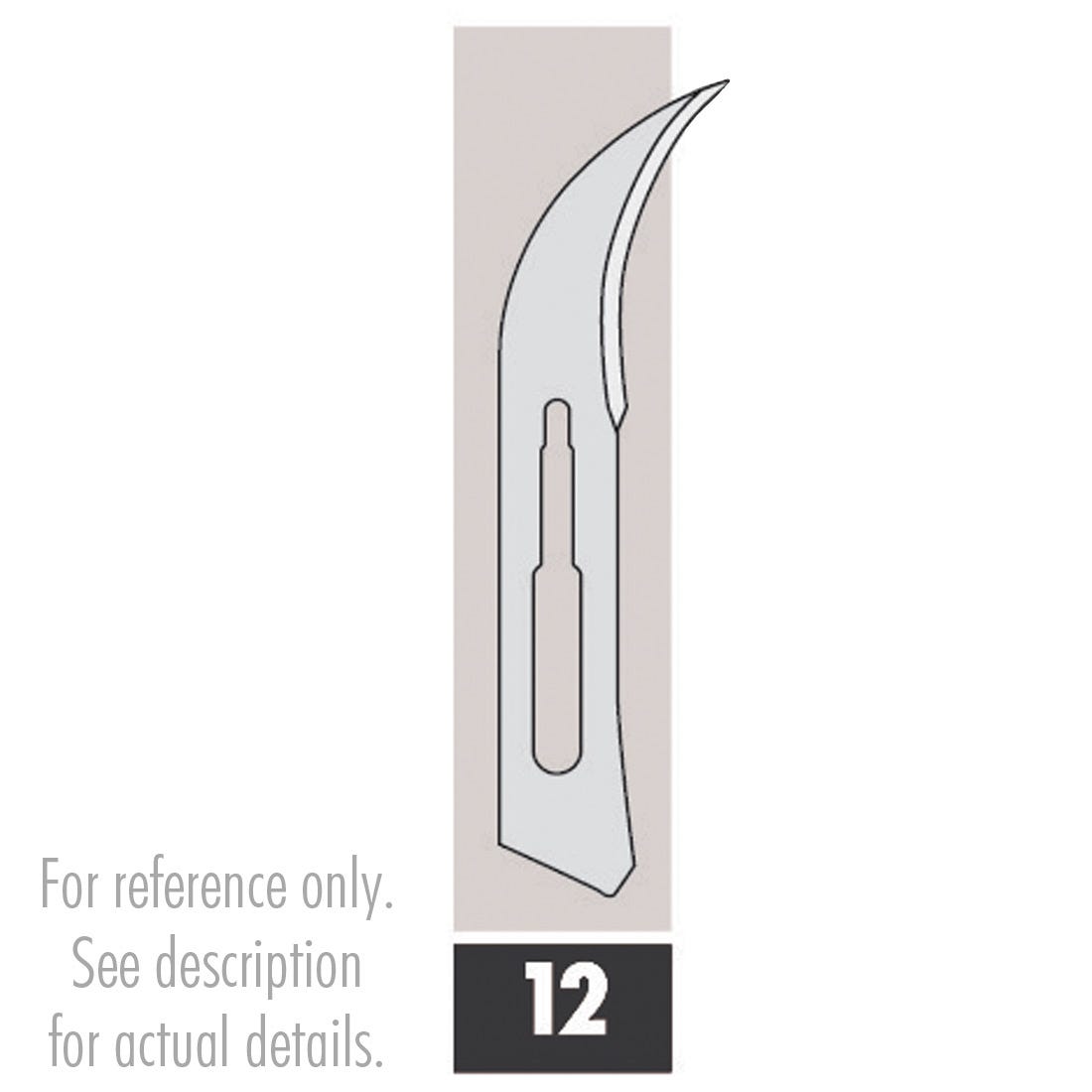 Propper Blade #12 Carbon Steel,  Sterile,  150/Box