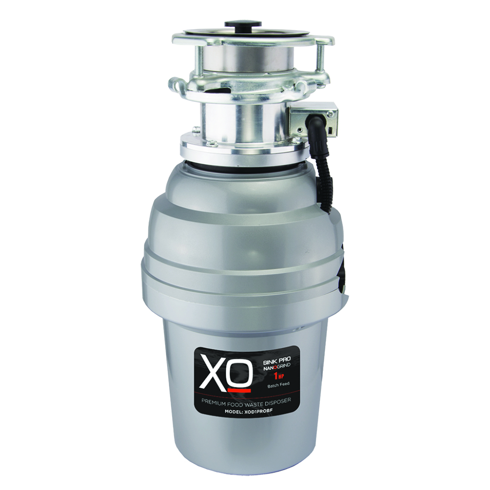 XO Appliances 1 HP Lifetime Warranty, Batch Feed waste disposal / 3 Bolt mount