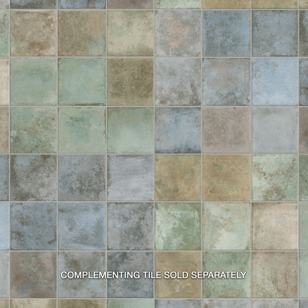 Kings Etna Blue 131/8 in. x 131/8 in. Ceramic Floor and Wall Tile