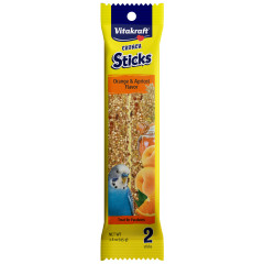 Image of Vitakraft Crunch Sticks Parakeet Treat Orange & Apricot Flvr - 2 Sticks
