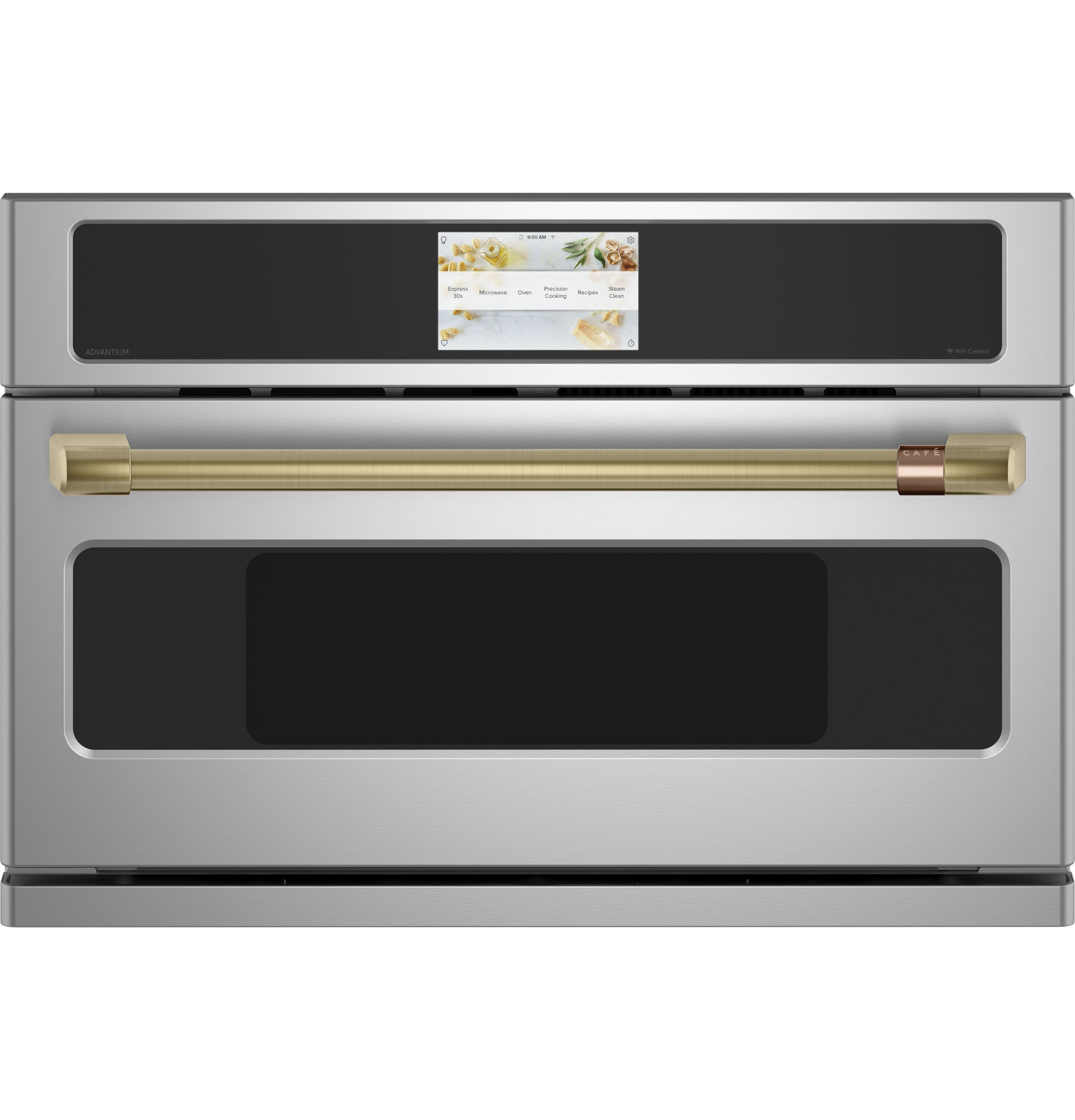 30" Width Hndl Kit for Sgl Wall Ovens Brushed Brass For use w/ Wall Ovens — Not Connectable view 2