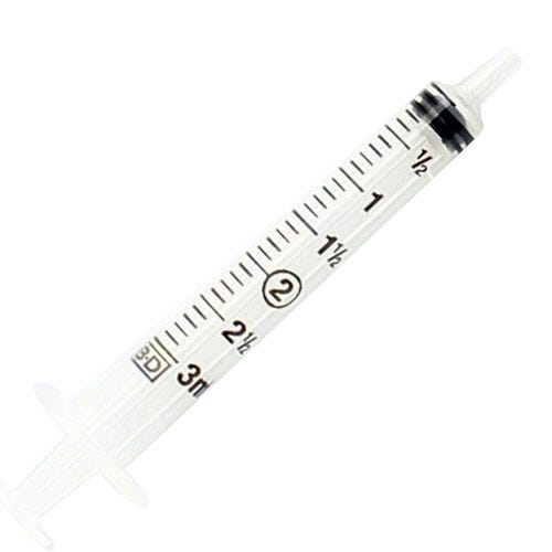 3 cc Syringe, Slip Tip - 200/Box