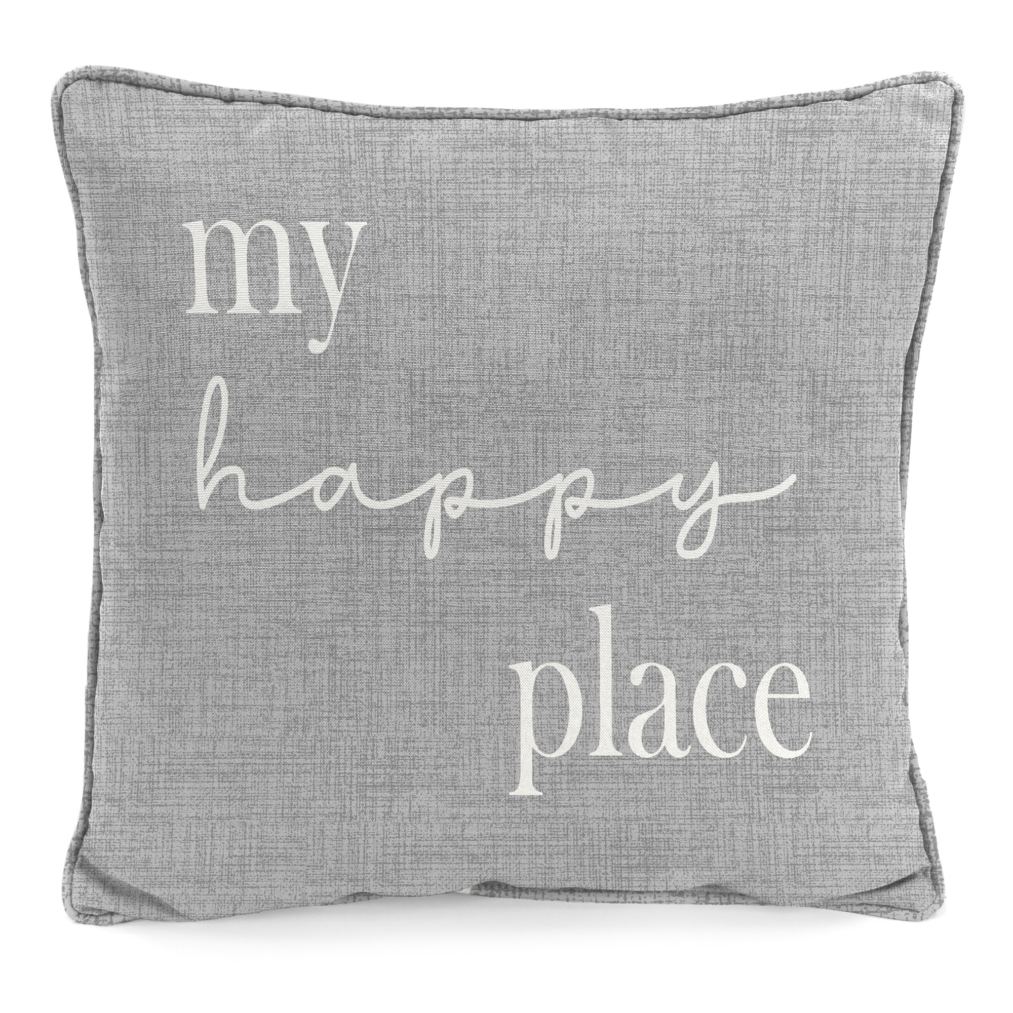 New Outdoor Throw Pillow with Welt 16" x 16", Fade Stain Resistant, Easy Clean - Picture 26 of 30