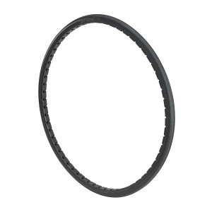 Full Profile Urethane Solid Tire with Herringbone Tread, Charcoal Grey, 25 x 1-1/4 Inch
