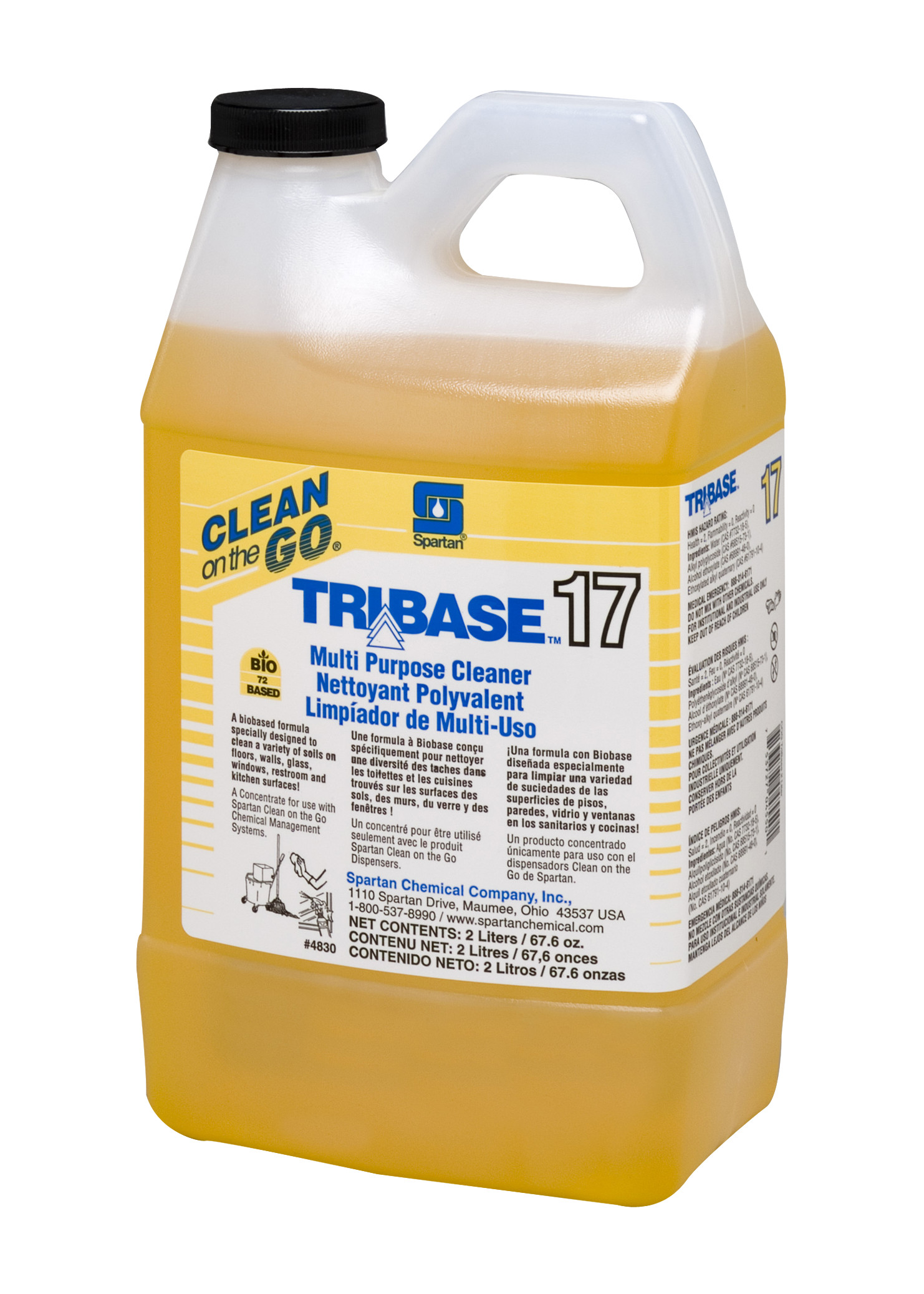 Spartan Chemical Company TriBase Multi Purpose Cleaner 17, 2 LITER 4/CS