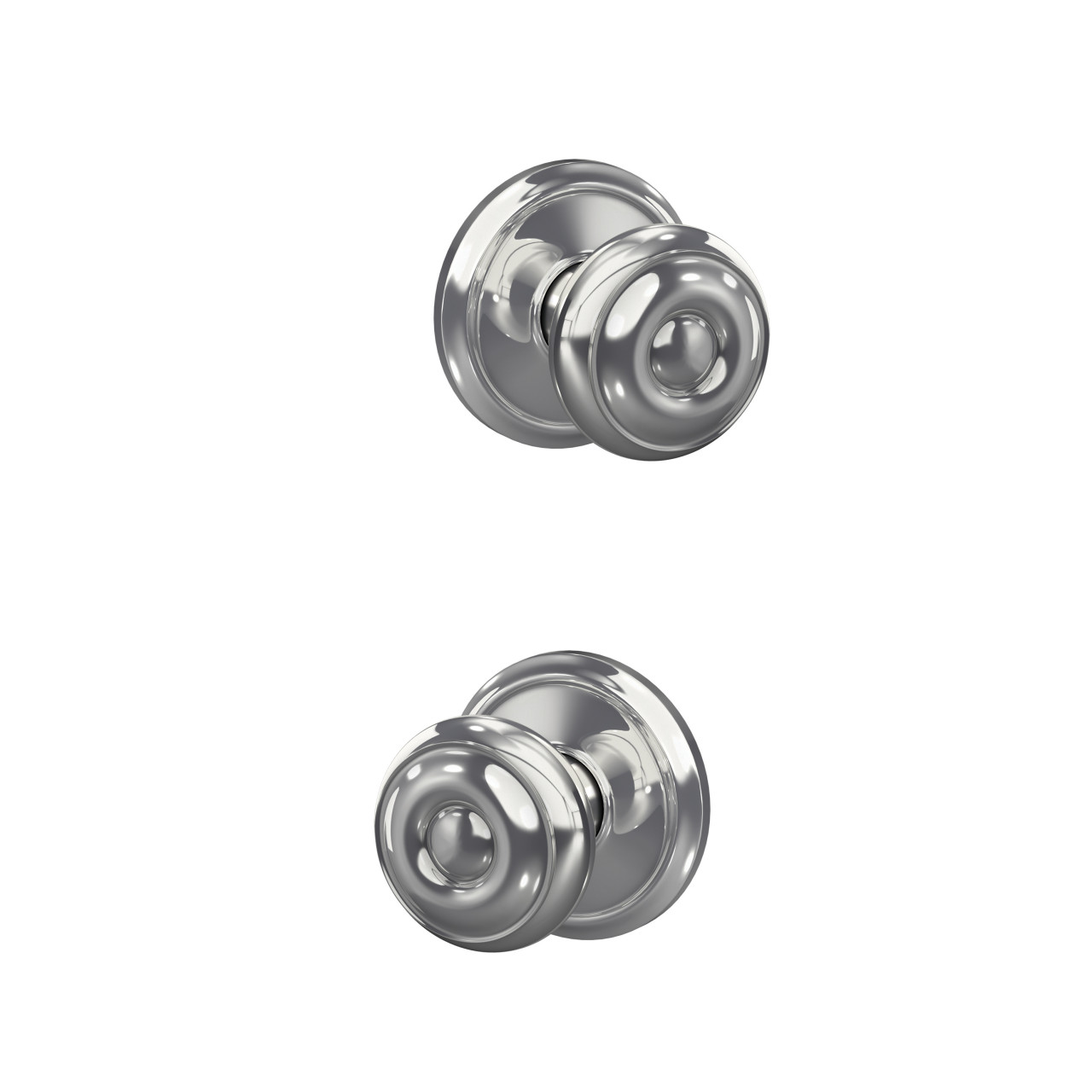Custom Georgian Knob Combined Interior Hall-Closet and Bed-Bath Lock