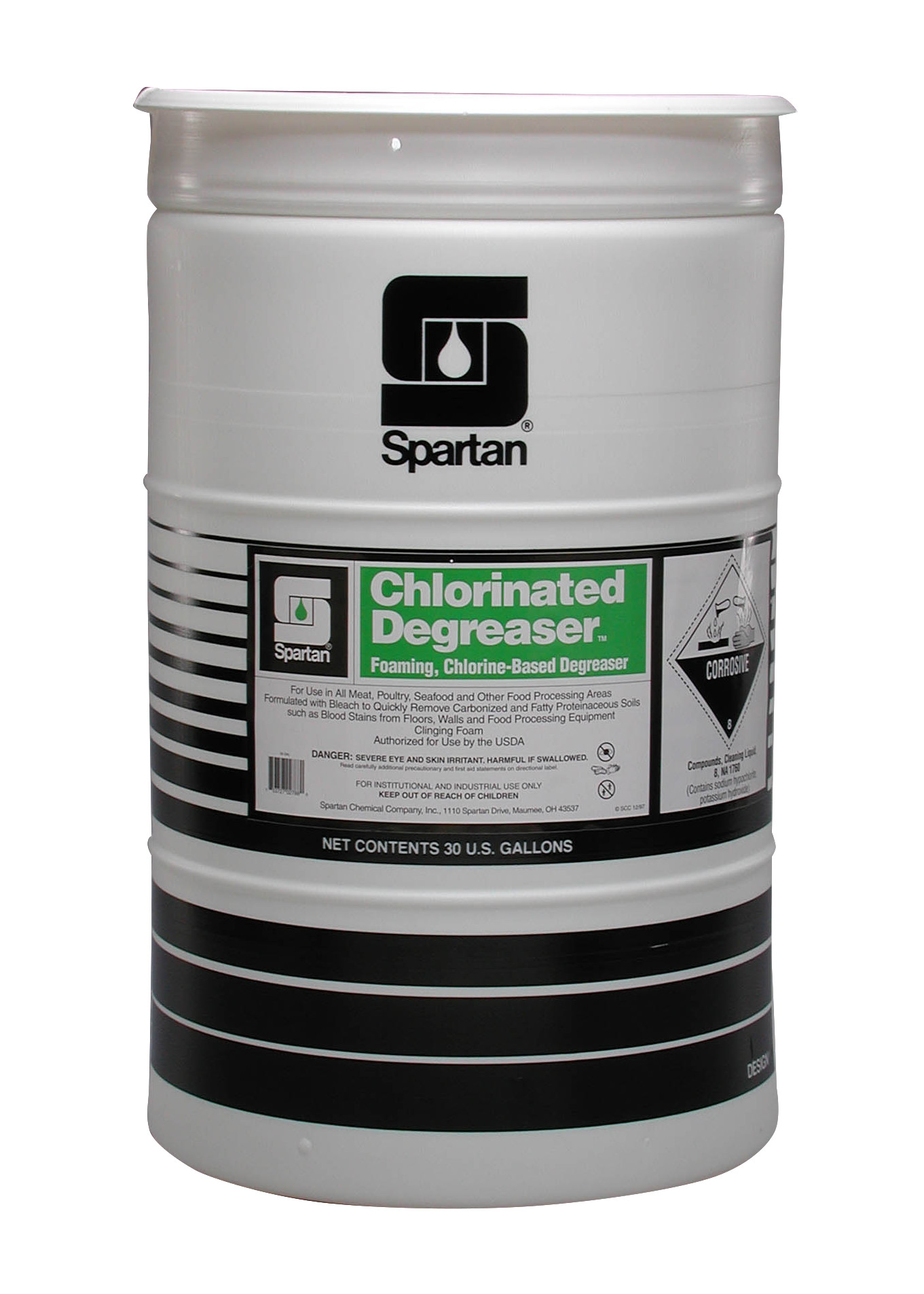 Spartan Chemical Company Chlorinated Degreaser, 30 GAL DRUM