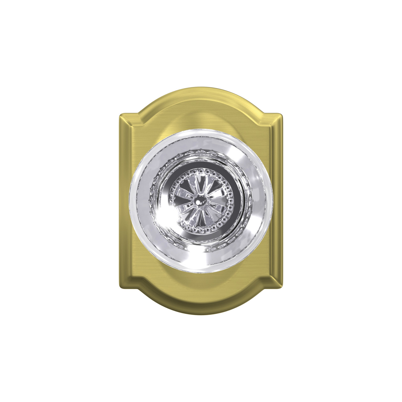 Custom Hobson Glass Non-Turning Knob