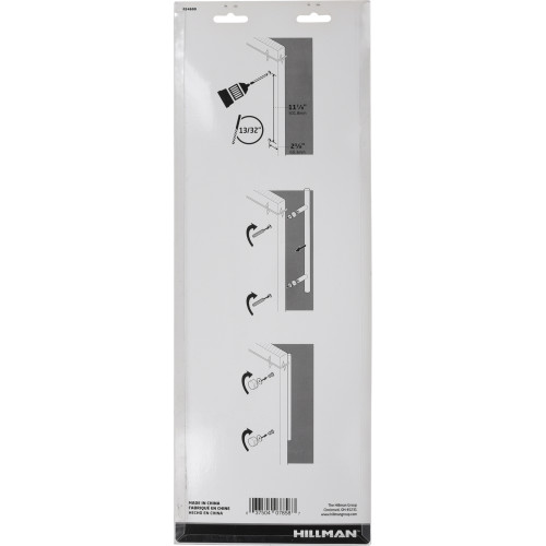 Hardware Essentials Stainless Steel Interior Barn Door Handle