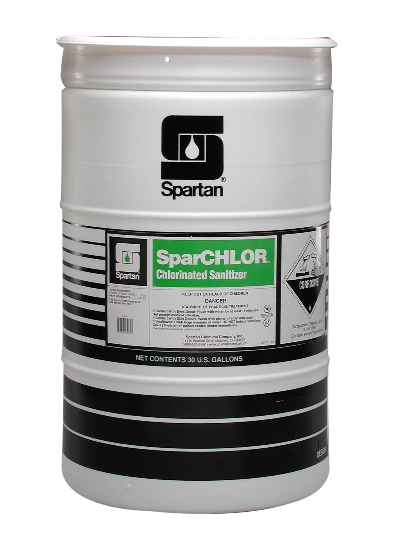 Spartan Chemical Company SparCHLOR, 30 GAL DRUM