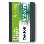 Canson Graduate Drawing Art Book, Hard Cover Binding, 52 Sheet, 4x6 inch