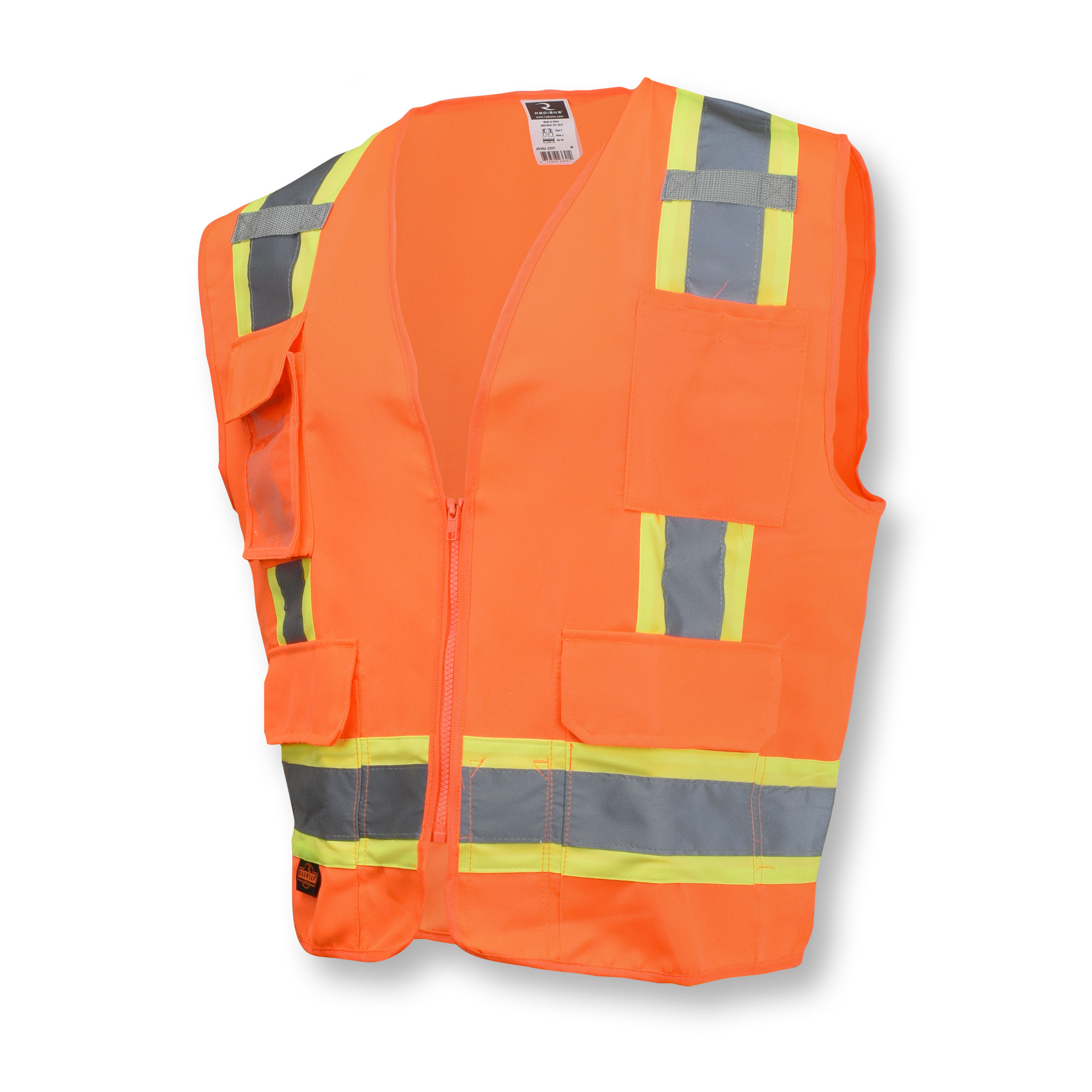 Picture of Radians SV62 Type R Class 2 Surveyor Heavy Duty Solid Twill Safety Vest